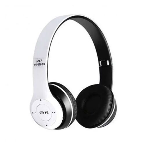 Casque stéréo sans fil oakorn p47 bluetooth – blanc