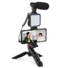 kit de production vidéo avec trépied ay-49 – noir
