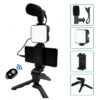 kit de production vidéo avec trépied ay-49 – noir